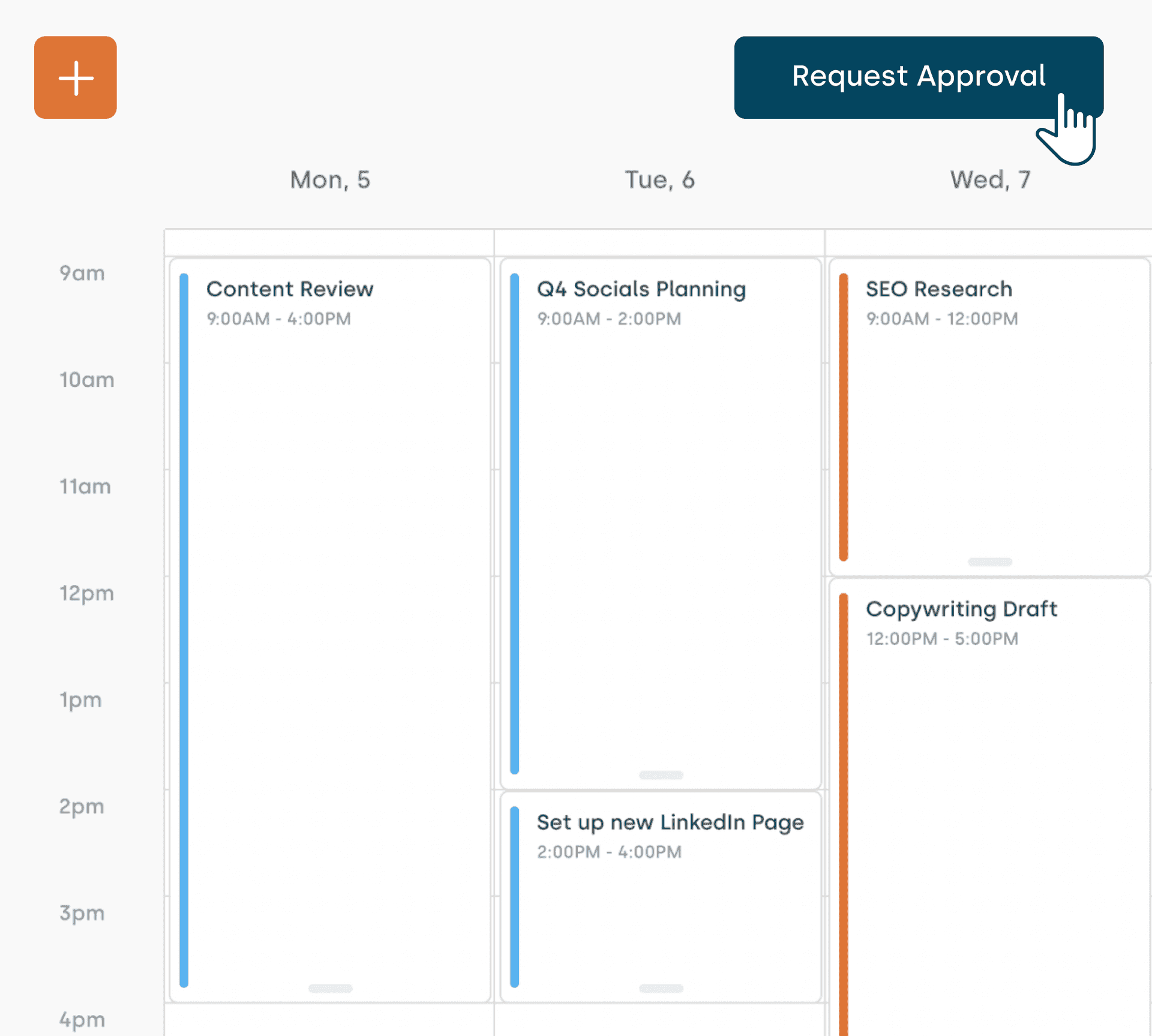 Record your timesheets & request approval